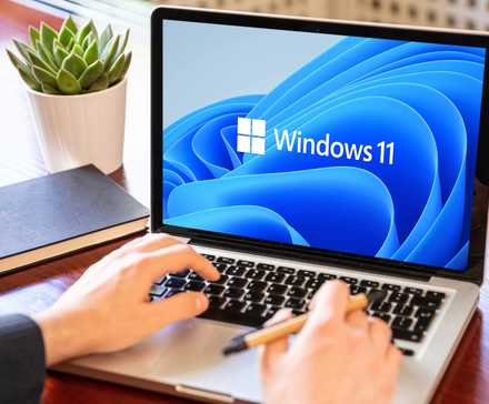 Windows 11 running on a laptop computer.