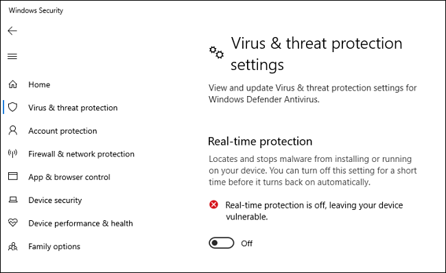 Disable Real Time Protection How to Turn Off Real-Time Protection in Microsoft Defender on Windows 10