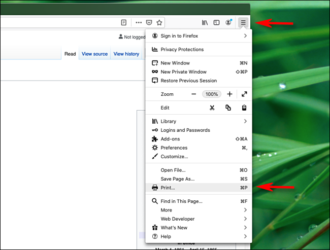 How to Save a Web Page as a PDF in Mozilla Firefox