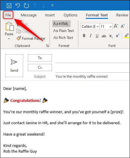 How to Create and Use an Email Template in Microsoft Outlook