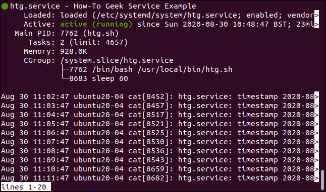 System Status Terminal How to Run a Linux Program at Startup with systemd
