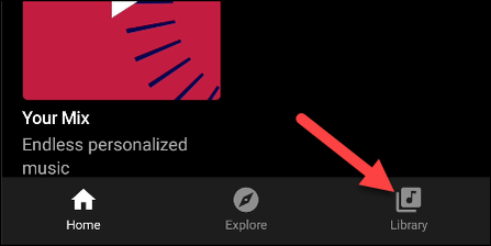youtube music app library