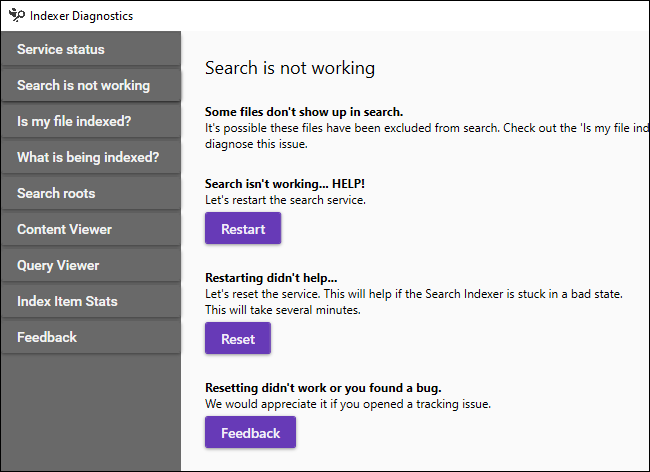 How to Troubleshoot the Windows Search Indexer on Windows 10