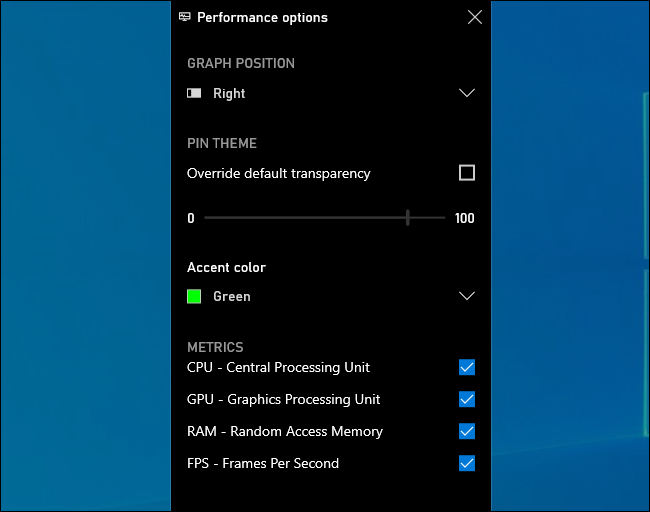 How to Show Windows 10's Hidden Floating Performance Panels