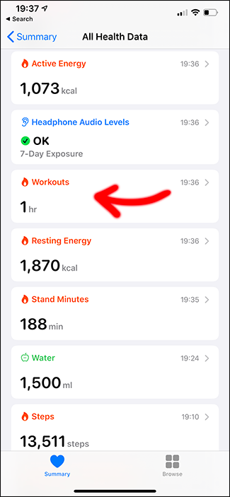 apple health app deleting workout