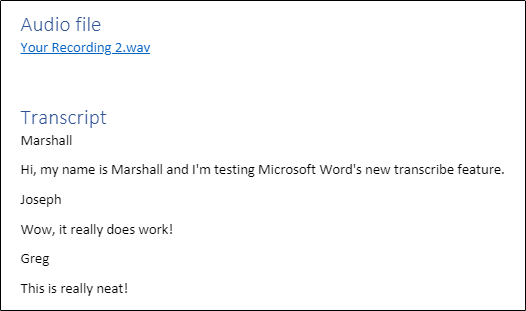 How to Transcribe Audio in Microsoft Word