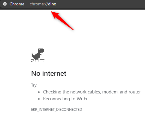 How to Hack the Hidden Google Chrome Dinosaur Game