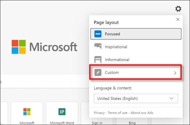 How to Hide the Article Feed on Microsoft Edge's New Tab Page