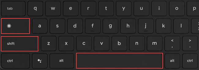 Press Search/Launcher + Shift + Space.