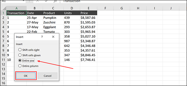 How to Make a Title Line on an Excel Spreadsheet