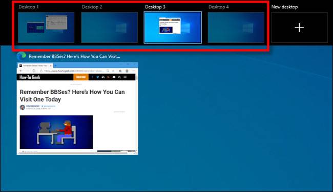 Desktop Task View How to Move a Window to Another Virtual Desktop on Windows 10