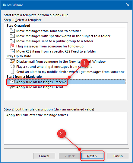How to Customize Alert Messages for Specific Emails in Outlook