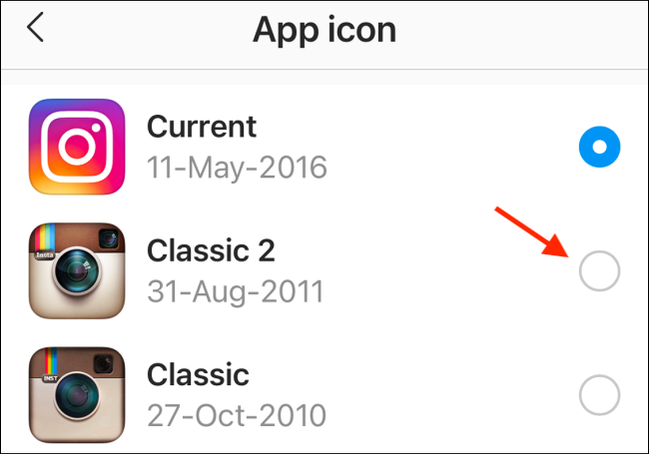 Choose a New Instagram Icon