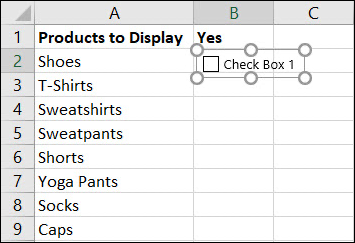 Checklist Button>excel How to Create a Checklist in Microsoft Excel