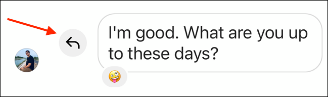 Let Go After Seeing Reply Button from Swipe Menu