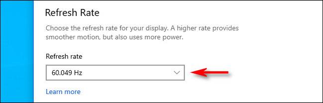 How to Change Your Monitor's Refresh Rate on Windows 10