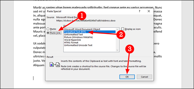 How to Use Linked Text to Update Multiple Word Documents