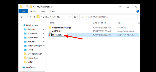 How to Change a PowerPoint Show (PPSX) to a Work File (PPTX)