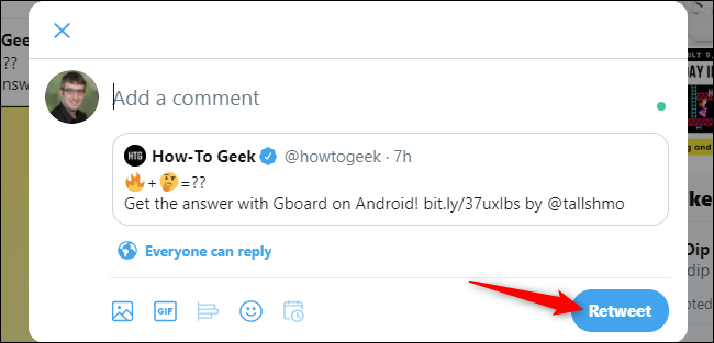 Rewtweet Example How to Send a Normal Retweet on Twitter (Not a Quote Tweet)