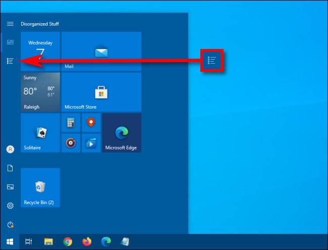 How to Hide the App List in Windows 10's Start Menu