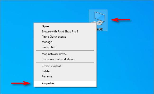 Computer Icon Selected 5 Ways to Quickly Open the System Window on Windows 10
