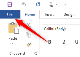 File Tab In Computer How to Change Microsoft Office's Default Save Location on Windows 10