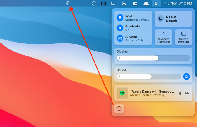How to Access Accessibility Controls From the Menu Bar and Control ...