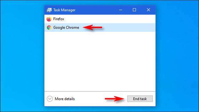 How to End a Task Using Windows 10's Task Manager