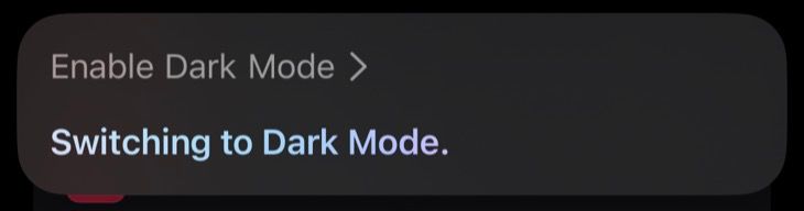 Set Dark Mode and other settings with Siri
