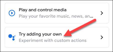 select Try Adding Your Own