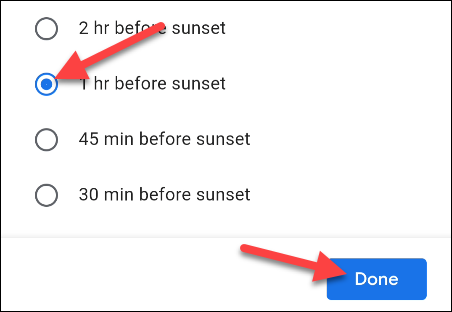 How to Set an Alarm for Sunrise or Sunset on Android