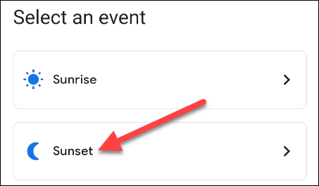 How to Set an Alarm for Sunrise or Sunset on Android