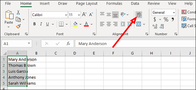 Excel Auto Line Break How to Add Line Breaks in Microsoft Excel