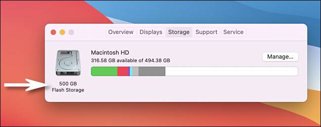 How to See How Big Your Mac's Internal Storage Is