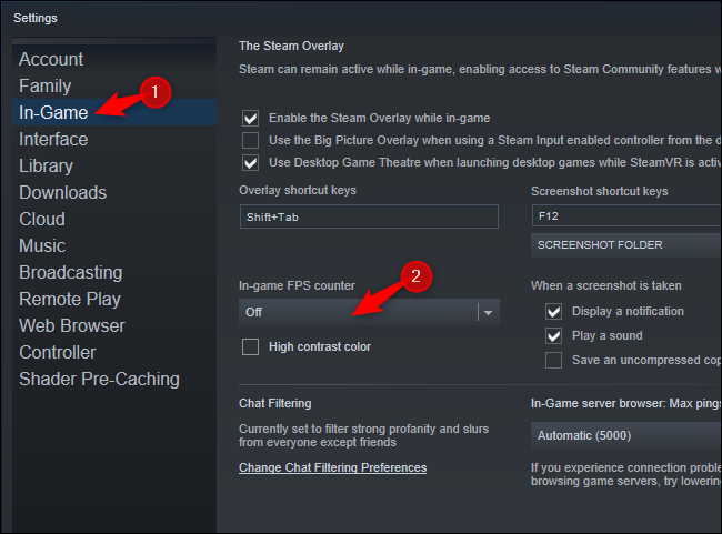 How To Display Steam S Built In FPS Counter In PC Games Steam In Game Fps Counter Option 