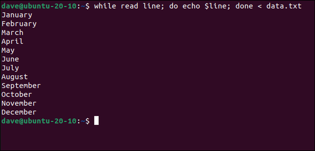 Read Line From File Linux How to Process a File Line by Line in a Linux Bash Script