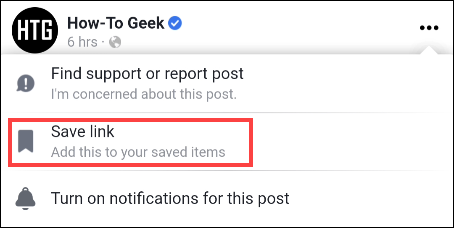 How to Save Posts on Facebook to Read Them Later