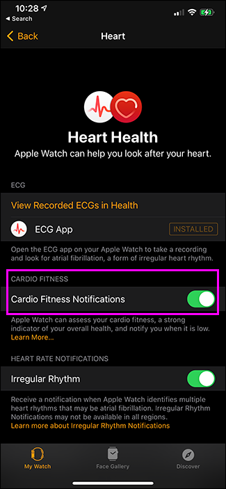 Fit Notification How to Stop Low Cardio Fitness Notifications on Apple Watch