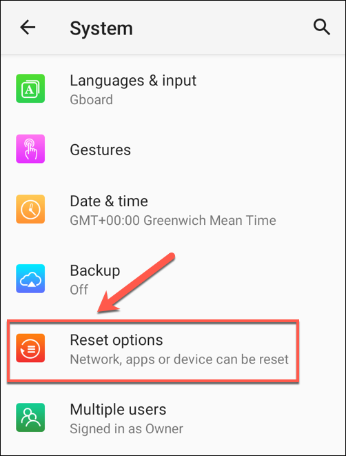 Resetart Options Android How to Reset Network Settings on Android