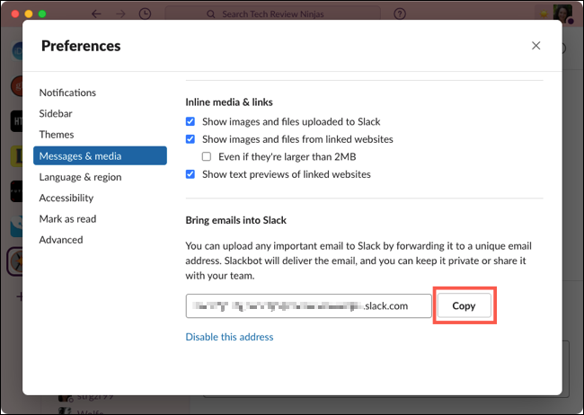 How to Send or Forward an Email Directly to Slack