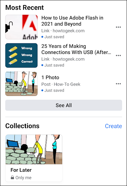 How to Save Posts on Facebook to Read Them Later