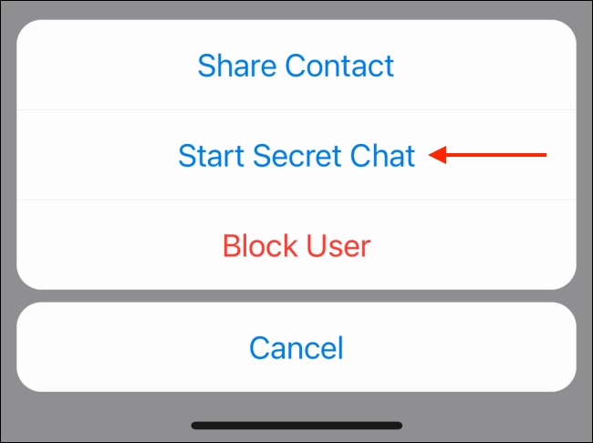 Secret Chat Text How to Start an Encrypted Secret Chat in Telegram