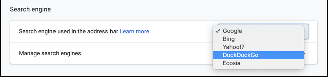 Make DuckDuckGo a Default Search Engine in Chrome