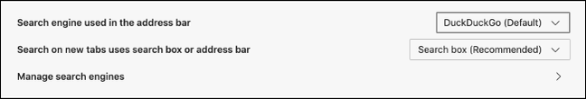 Change Default Browser in Edge