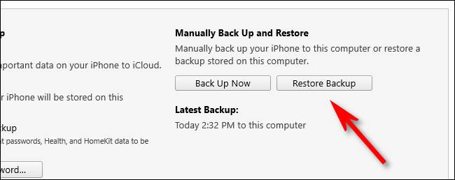 How to Encrypt Local Backups of an iPhone or iPad on Windows