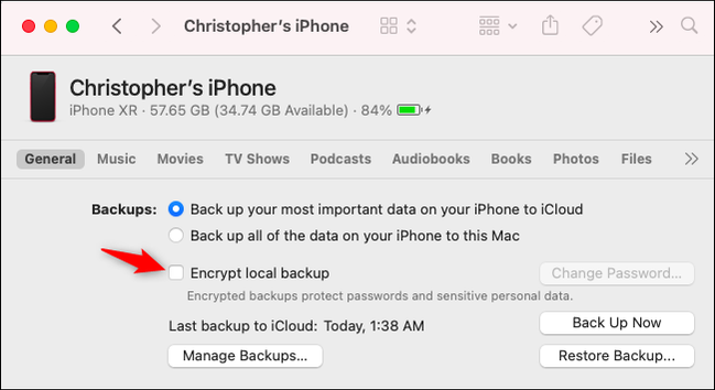Encrypt Local Backup Apple's iMessage Is Secure ... Unless You Have iCloud Enabled