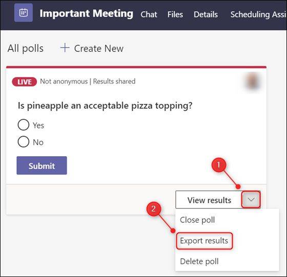 How to Create Live Polls During a Microsoft Teams Meeting