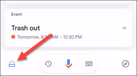 tap the snapshot icon
