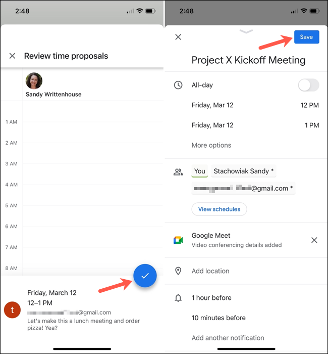 How to Propose a New Time for a Google Calendar Event
