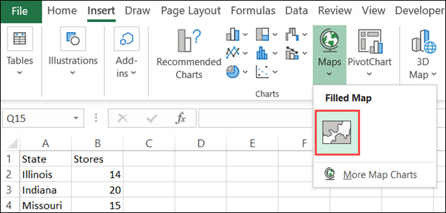 How to Create a Geographical Map Chart in Microsoft Excel